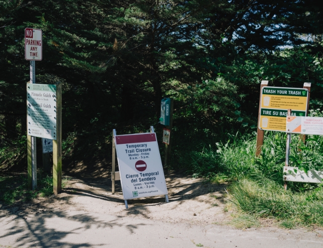 Pinnacle Gulch Trail Closure During Work